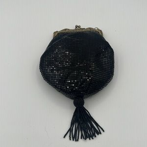 Whiting & Davis evening bag dimple embellished mesh bag with chain NWOT $75